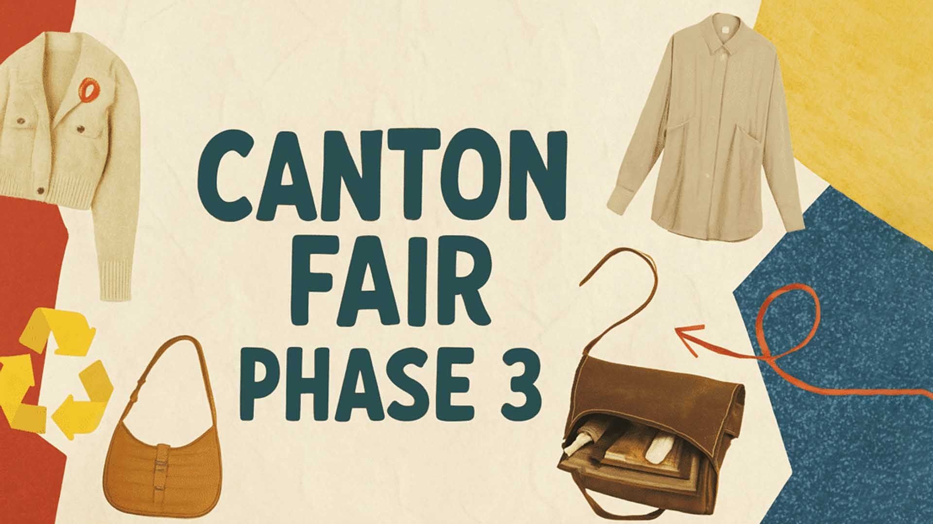 Canton Fair 2026 Phase 3: Explore Textiles, Fashion and Healthcare