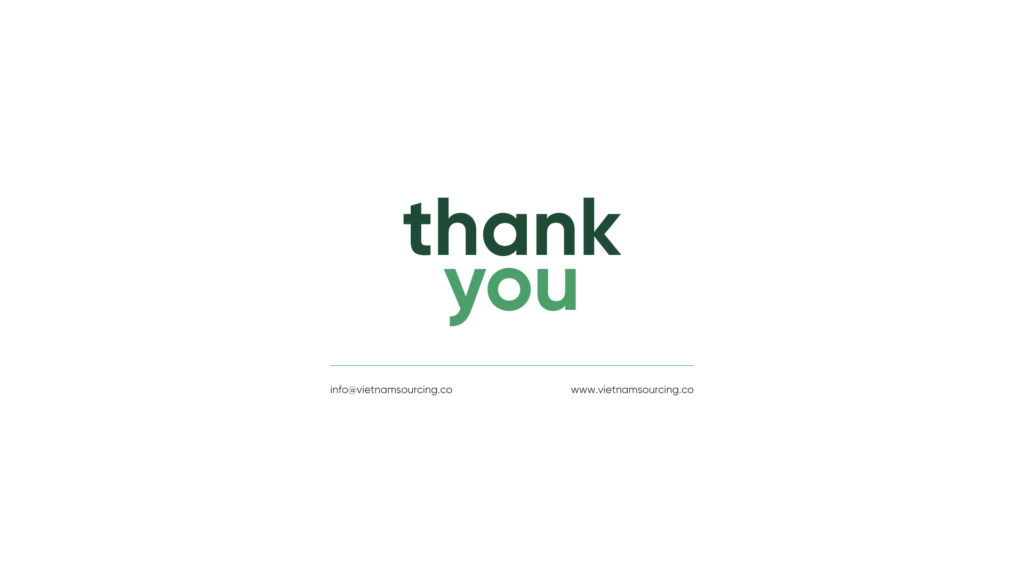 Thank you message from VietnamSourcingCo